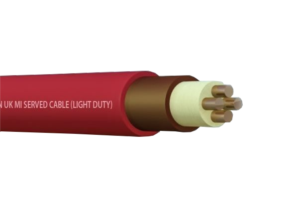 Mineral Insulated Light Duty Served Cable